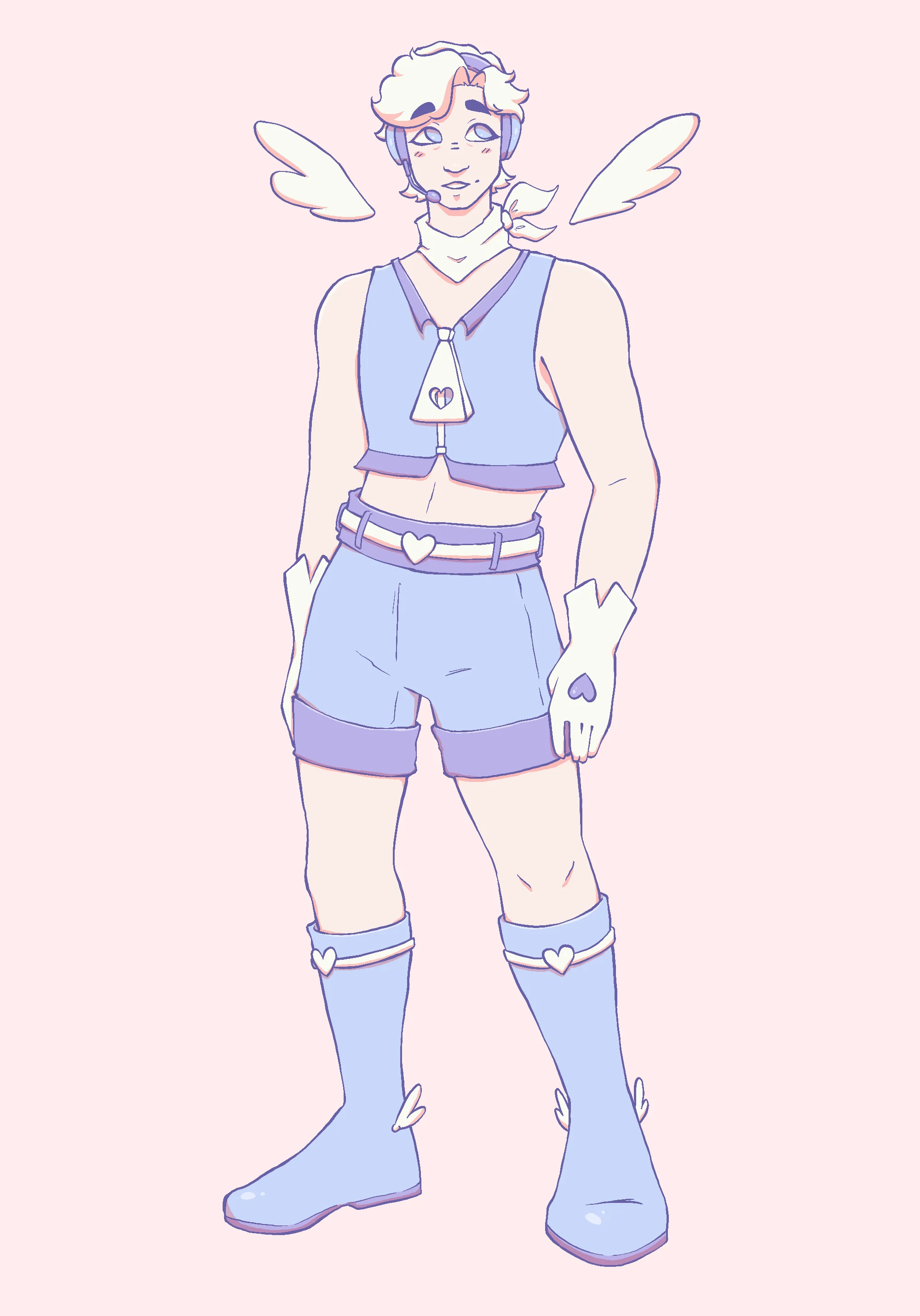 a digital fullybody illustration of an original character